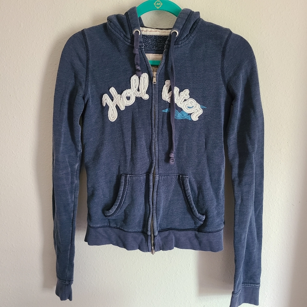 Vintage Hollister Dual Zip Up Hoodie